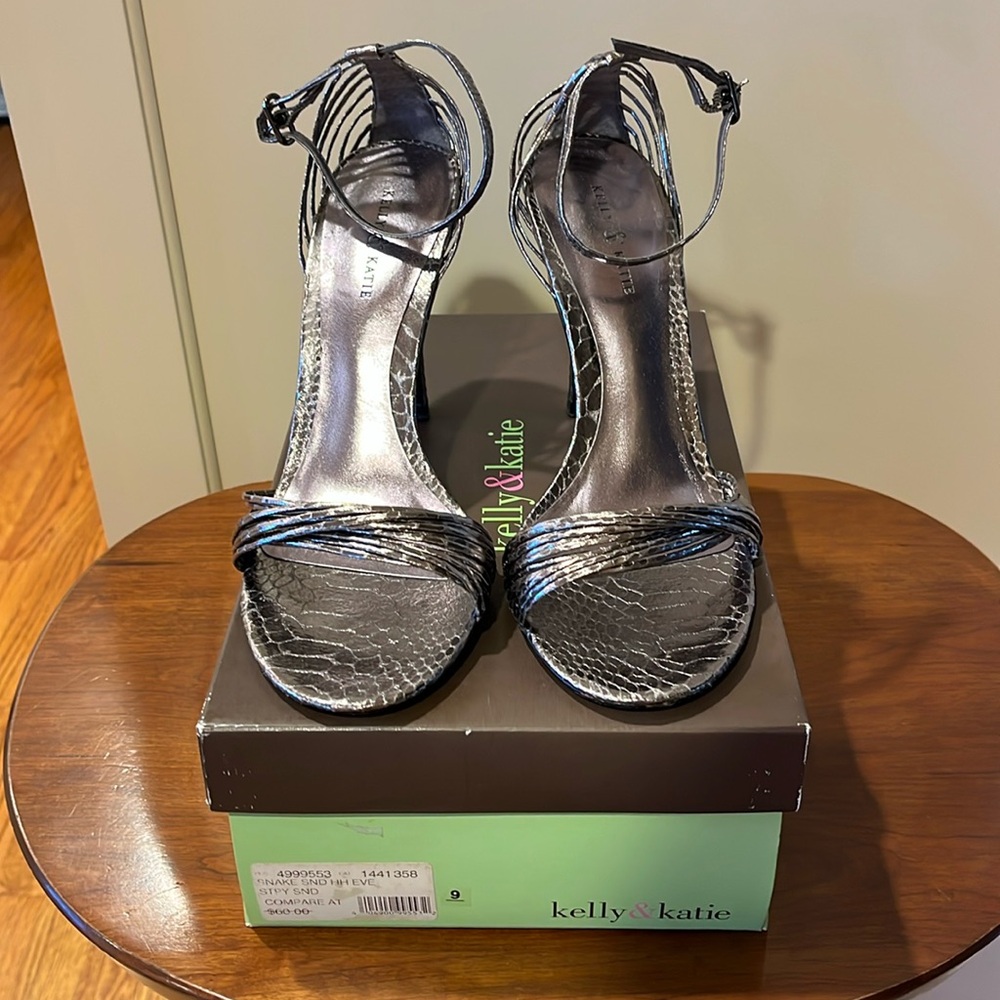 Kelly & Katie Snakeskin Heels